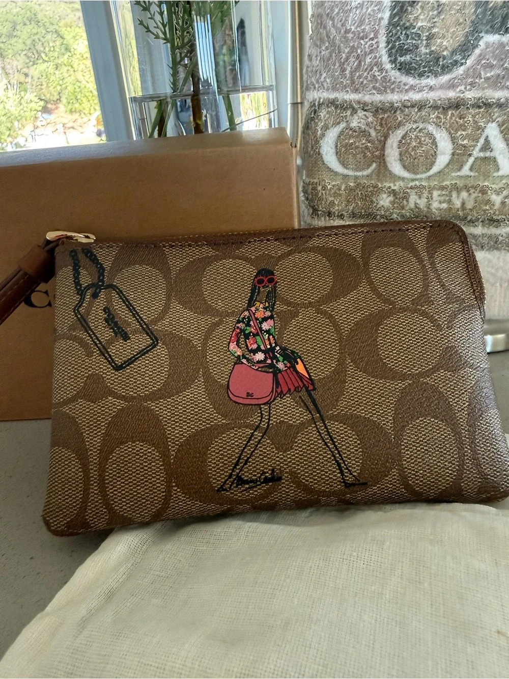 Coach Bonnie cashin limited edition collectors piece signature wristlet